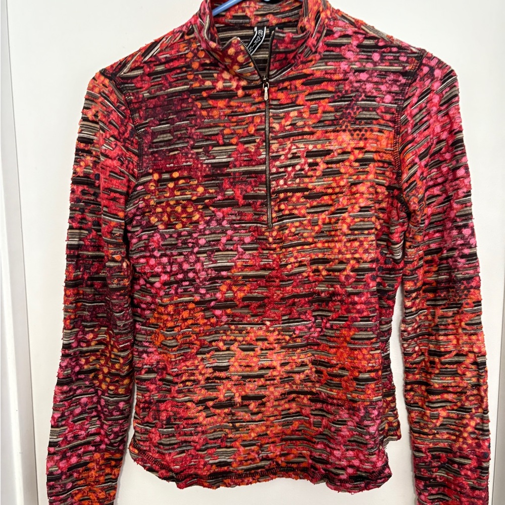 Womens Sno Skins Base Layer Ski Shirt small